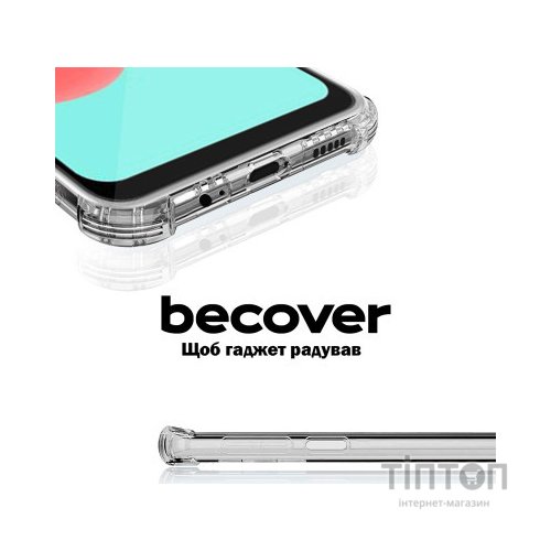 Чохол до мобільного телефона BeCover Anti-Shock Tecno Pop 8 Clear (710658)