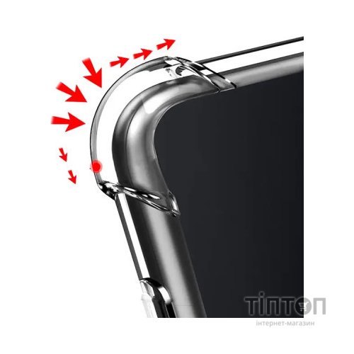 Чохол до мобільного телефона BeCover Anti-Shock Tecno Spark 20C (BG7n) Clear (710617)