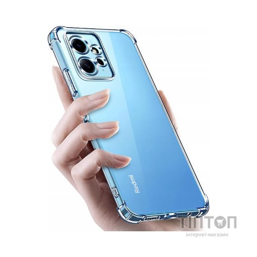 Чохол до мобільного телефона BeCover Anti-Shock Xiaomi Redmi Note 12 4G Clear (709325)