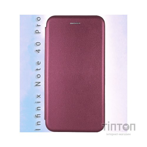 Чохол до мобільного телефона BeCover Exclusive Infinix Note 40 Pro (X6851) Red Wine (712222)