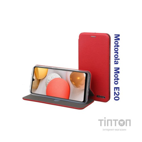 Чохол до мобільного телефона BeCover Exclusive Motorola Moto E20 Burgundy Red (710237)