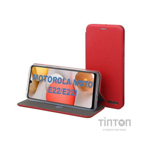 Чохол до мобільного телефона BeCover Exclusive Motorola Moto E22/E22i Burgundy Red (710241)