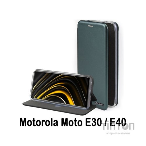 Чохол до мобільного телефона BeCover Exclusive Motorola Moto E30 / E40 Dark Green (707907)