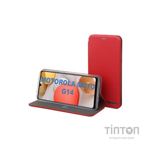 Чохол до мобільного телефона BeCover Exclusive Motorola Moto G14 Burgundy Red (710235)