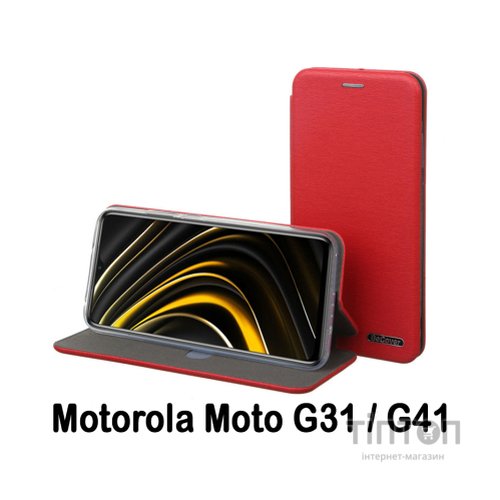 Чохол до мобільного телефона BeCover Exclusive Motorola Moto G31 / G41 Burgundy Red (707912)