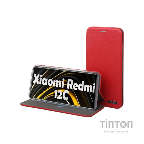 Чохол до мобільного телефона BeCover Exclusive Xiaomi Redmi 12C Burgundy Red (709064)