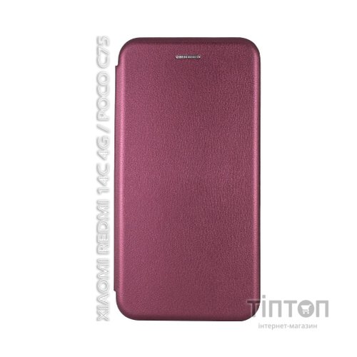 Чохол до мобільного телефона BeCover Exclusive Xiaomi Redmi 14C 4G / Poco C75 Red Wine (712511)