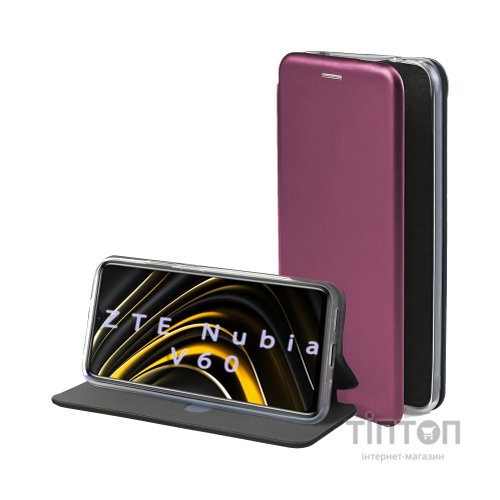 Чохол до мобільного телефона BeCover Exclusive ZTE Nubia V60 Red Wine (712191)
