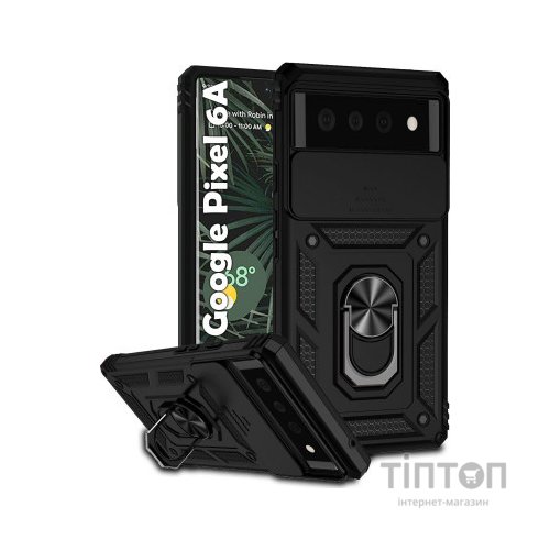 Чохол до мобільного телефона BeCover Military Google Pixel 6A Black (708824)
