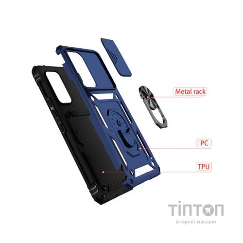 Чохол до мобільного телефона BeCover Military Google Pixel 6A Blue (708825)