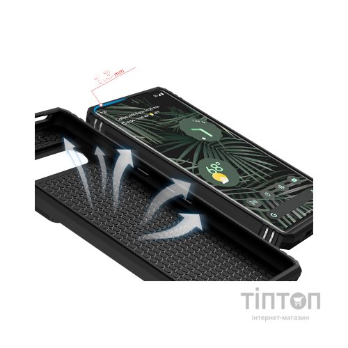 Чохол до мобільного телефона BeCover Military Google Pixel 7 Pro Black (708828)