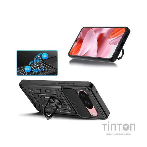 Чохол до мобільного телефона BeCover Military Google Pixel 9 Black (712184)