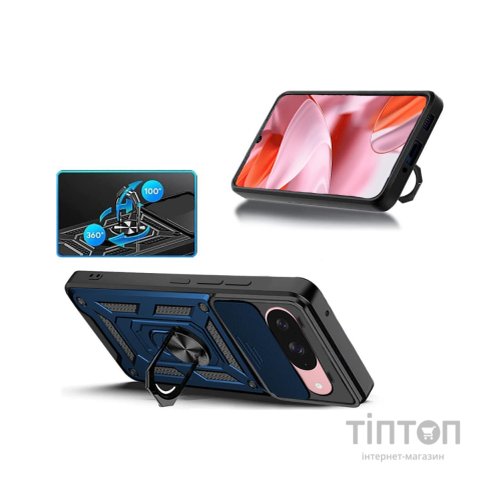 Чохол до мобільного телефона BeCover Military Google Pixel 9 Blue (712185)