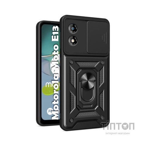 Чохол до мобільного телефона BeCover Military Motorola Moto E13 Black (709101)
