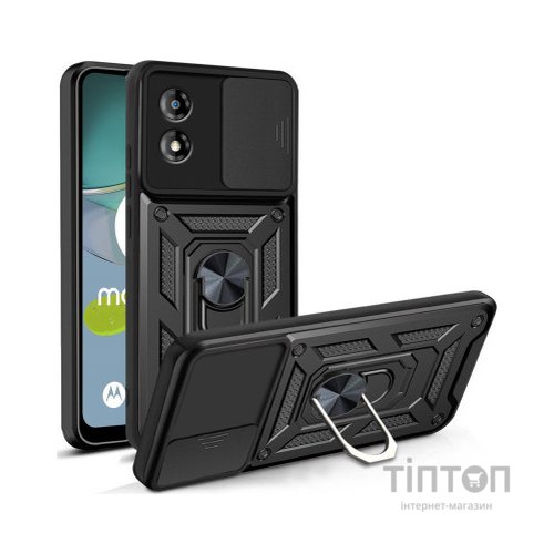 Чохол до мобільного телефона BeCover Military Motorola Moto E13 Black (709101)