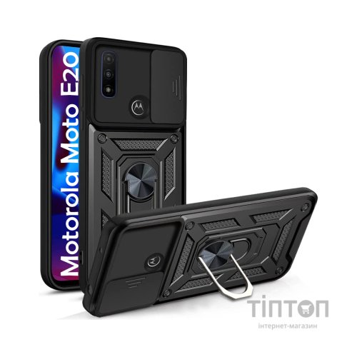 Чохол до мобільного телефона BeCover Military Motorola Moto E20 Black (707400)
