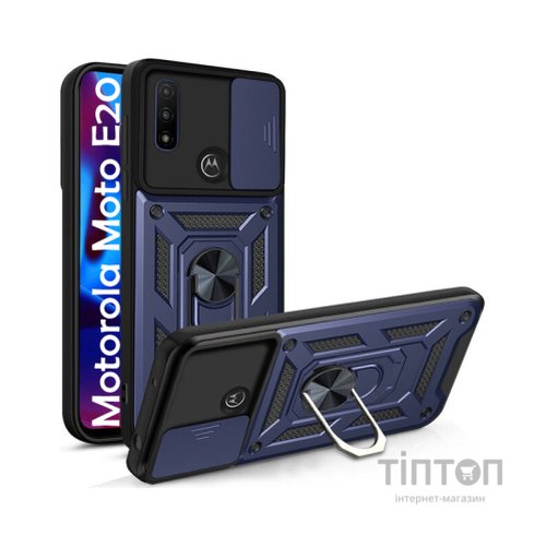 Чохол до мобільного телефона BeCover Military Motorola Moto E20 Blue (707401)
