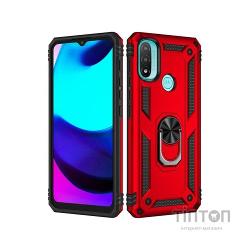 Чохол до мобільного телефона BeCover Military Motorola Moto E20 Red (708835)