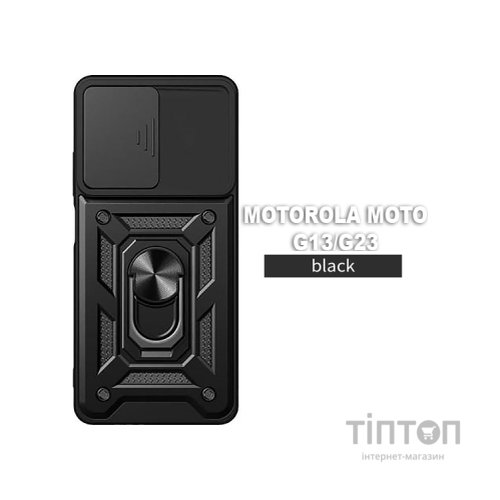Чохол до мобільного телефона BeCover Military Motorola Moto G13/G23 Black (709097)
