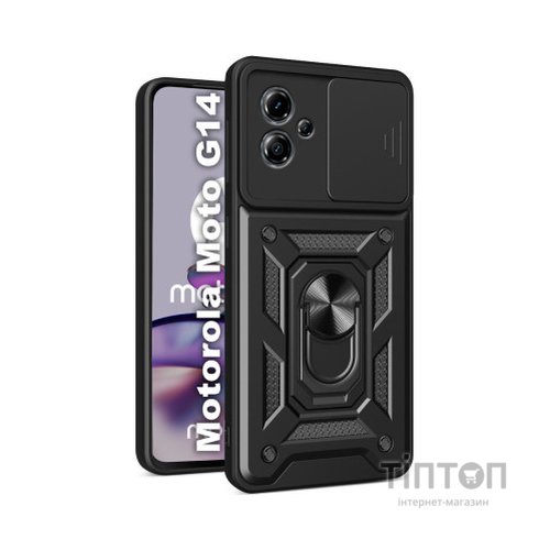 Чохол до мобільного телефона BeCover Military Motorola Moto G14 Black (709960)