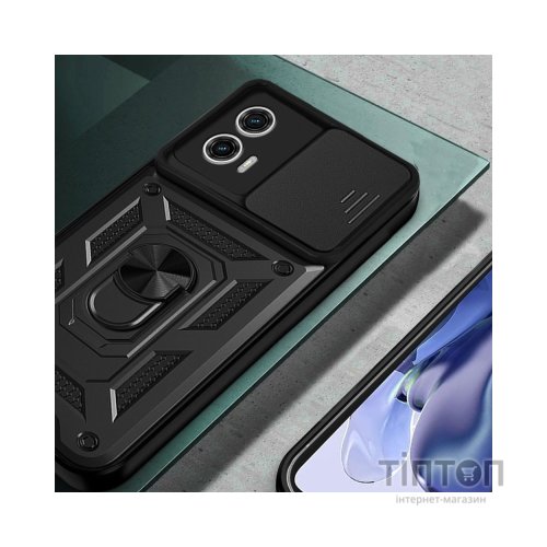 Чохол до мобільного телефона BeCover Military Motorola Moto G73 Black (709982)