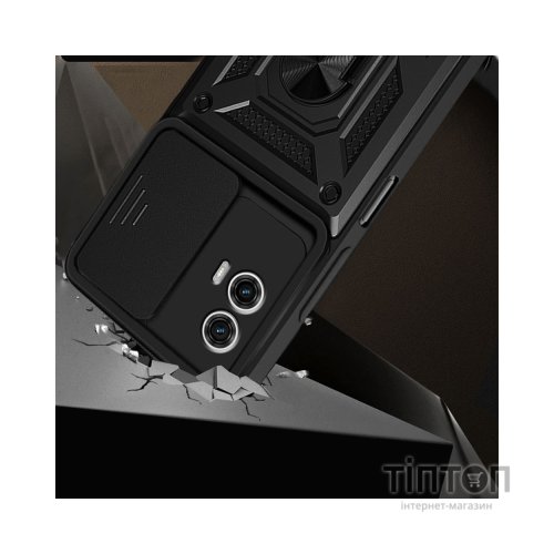 Чохол до мобільного телефона BeCover Military Motorola Moto G73 Black (709982)