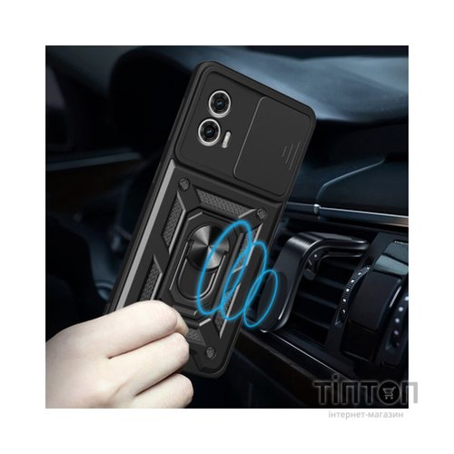 Чохол до мобільного телефона BeCover Military Motorola Moto G73 Black (709982)