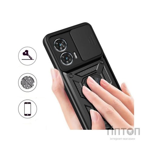 Чохол до мобільного телефона BeCover Military Motorola Moto G85 Black (712163)