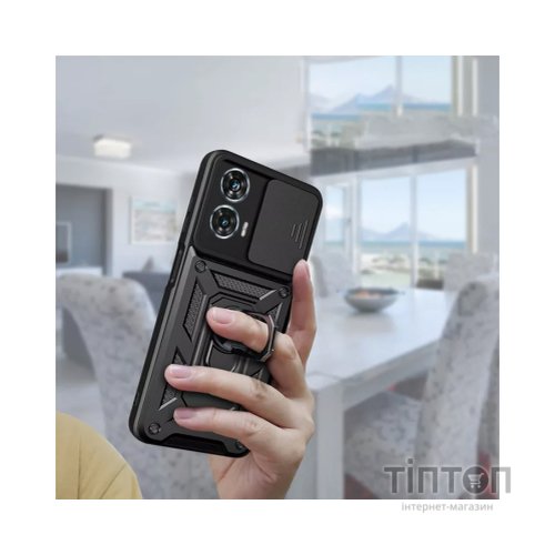Чохол до мобільного телефона BeCover Military Motorola Moto G85 Black (712163)