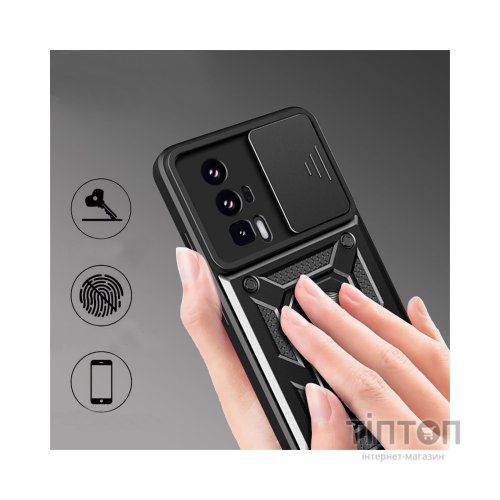 Чохол до мобільного телефона BeCover Military Poco F5 Pro Black (709997)