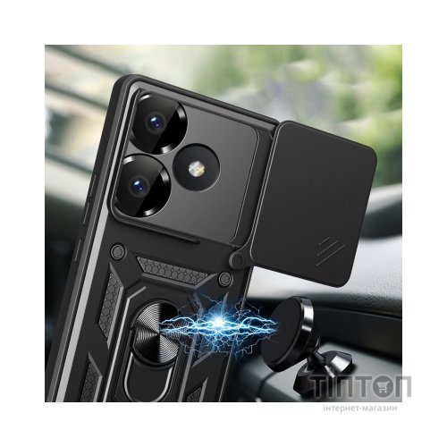 Чохол до мобільного телефона BeCover Military Poco F6 Black (712165)