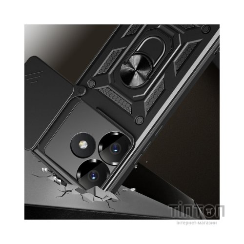 Чохол до мобільного телефона BeCover Military Poco F6 Black (712165)