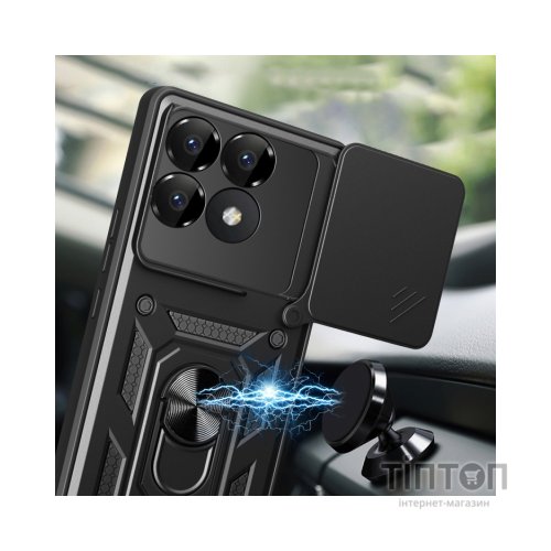 Чохол до мобільного телефона BeCover Military Poco F6 Pro Black (712166)
