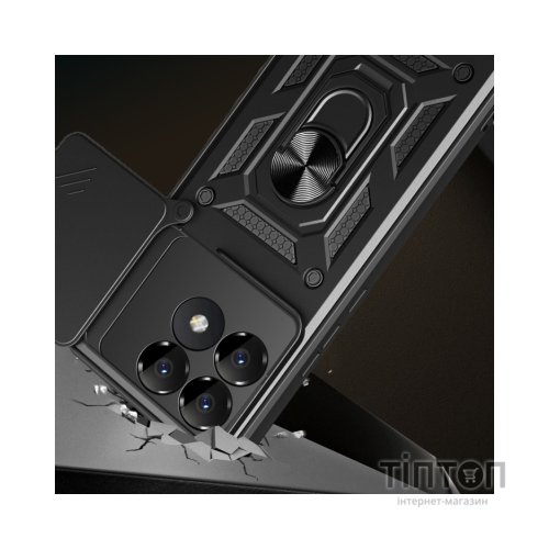 Чохол до мобільного телефона BeCover Military Poco F6 Pro Black (712166)