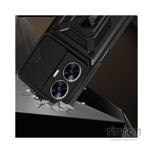 Чохол до мобільного телефона BeCover Military Realme C55 Black (709173)