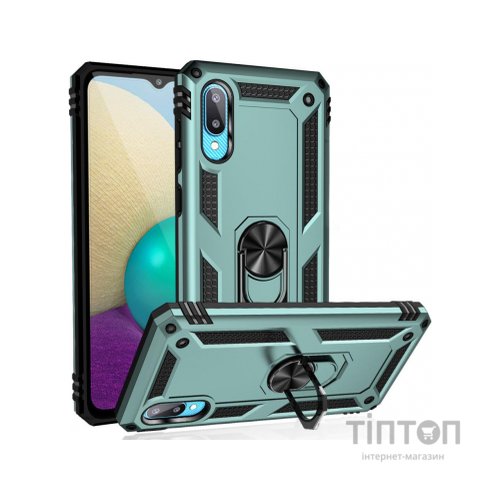Чохол до мобільного телефона BeCover Military Samsung Galaxy A02 SM-A022 / M02 SM-M022 Dark Green (706641)