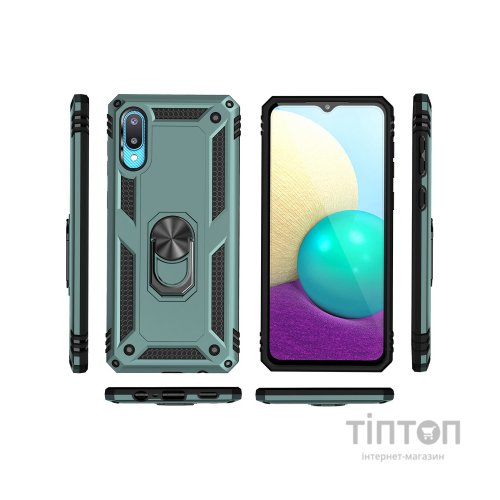 Чохол до мобільного телефона BeCover Military Samsung Galaxy A02 SM-A022 / M02 SM-M022 Dark Green (706641)