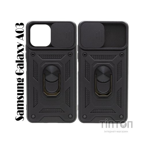 Чохол до мобільного телефона BeCover Military Samsung Galaxy A03 SM-A035 Black (707367)