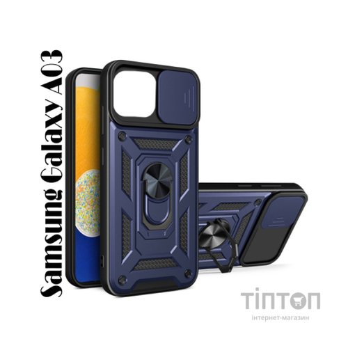 Чохол до мобільного телефона BeCover Military Samsung Galaxy A03 SM-A035 Blue (707368)
