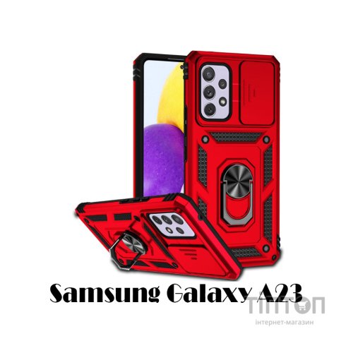Чохол до мобільного телефона BeCover Military Samsung Galaxy A23 SM-A235 Red (707375)