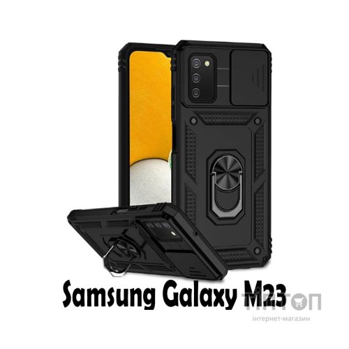 Чохол до мобільного телефона BeCover Military Samsung Galaxy M23 SM-M236 Black (707369)