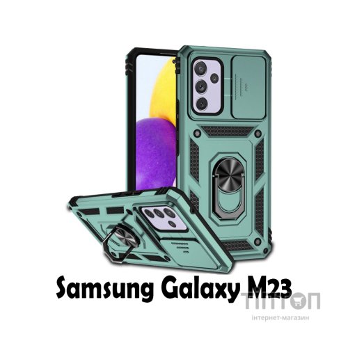 Чохол до мобільного телефона BeCover Military Samsung Galaxy M23 SM-M236 Dark Green (707372)