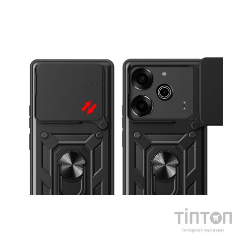 Чохол до мобільного телефона BeCover Military Tecno POVA 6 (LI7) Black (712167)
