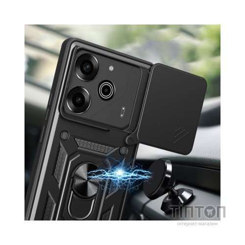 Чохол до мобільного телефона BeCover Military Tecno POVA 6 (LI7) Black (712167)