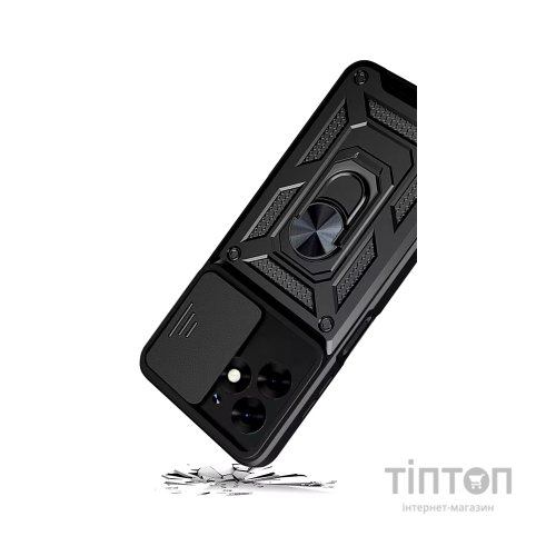 Чохол до мобільного телефона BeCover Military Tecno Spark 20 (KJ5n) Black (712168)