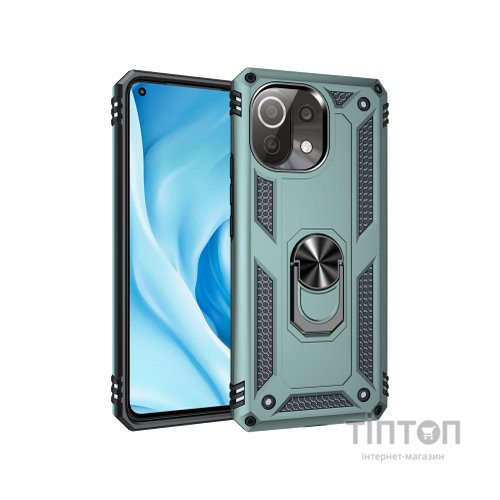 Чохол до мобільного телефона BeCover Military Xiaomi Mi 11 Lite / Mi 11 Lite 5G Dark Green (706645)