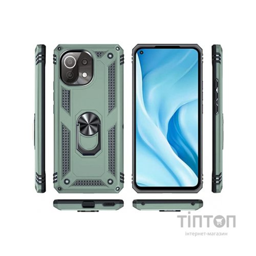 Чохол до мобільного телефона BeCover Military Xiaomi Mi 11 Lite / Mi 11 Lite 5G Dark Green (706645)