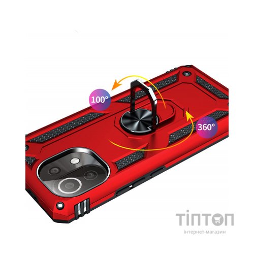 Чохол до мобільного телефона BeCover Military Xiaomi Mi 11 Lite / Mi 11 Lite 5G Red (706644)