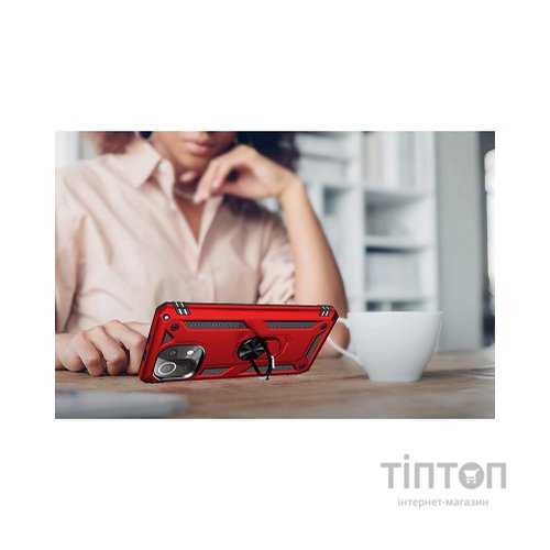 Чохол до мобільного телефона BeCover Military Xiaomi Mi 11 Lite / Mi 11 Lite 5G Red (706644)