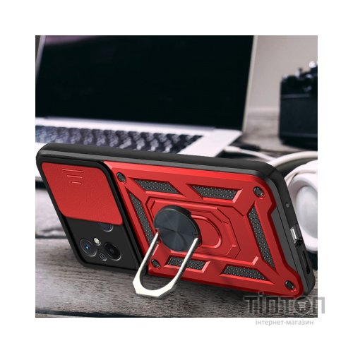 Чохол до мобільного телефона BeCover Military Xiaomi Redmi 12C Red (709168)